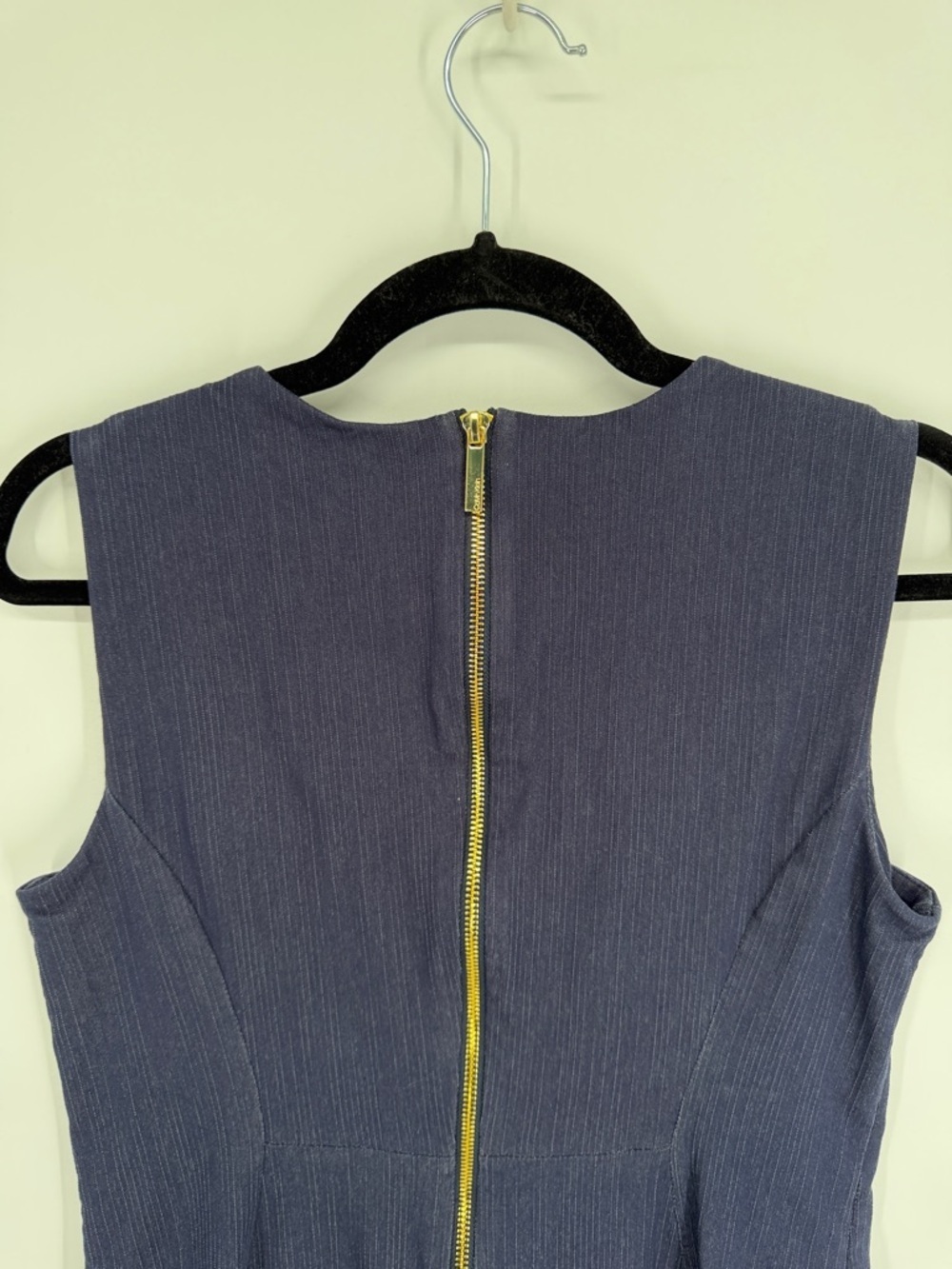 Calvin Klein Sleeveless Sheath Dress Denim Size 12 - Picture 5 of 11